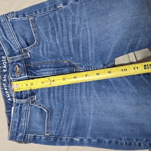 American Eagle Super High Rise Jeggings Sz 0 Short - Picture 12 of 13